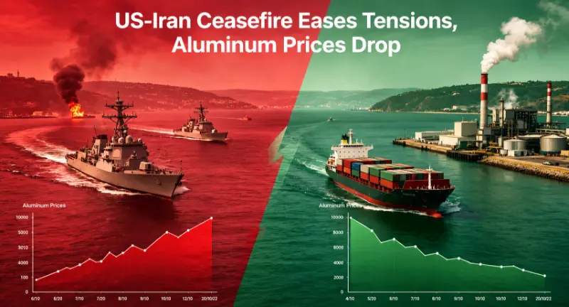 Gencatan Senjata AS-Iran Redakan Ketegangan, Harga Aluminium Turun